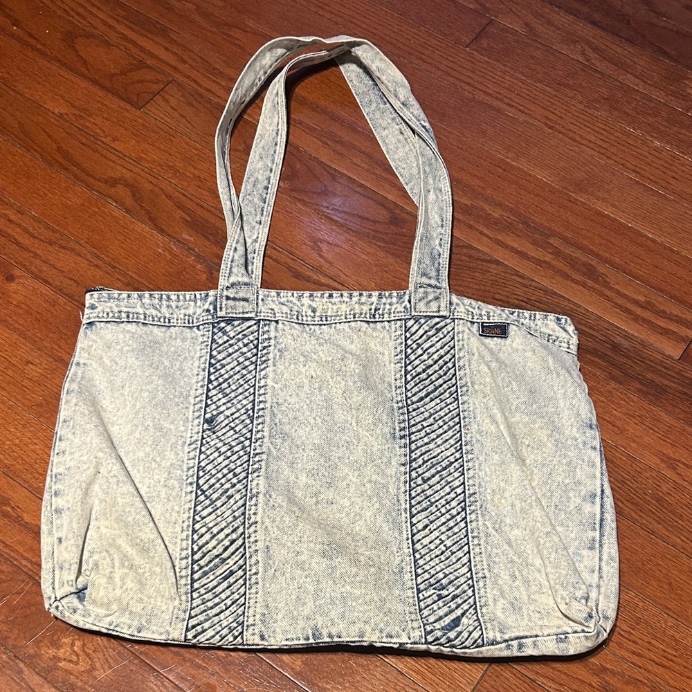 SHANE Vintage Stylish Denim Tote Bag